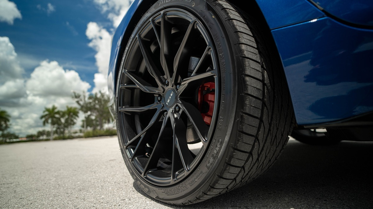 Set 4 Niche M272 Novara 20x9 5x120 Matte Black Wheels 20" 35mm Rims