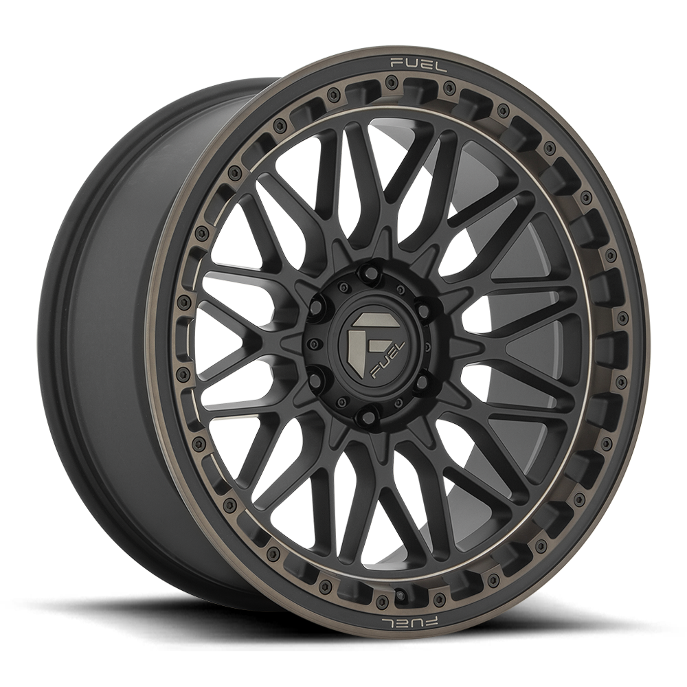 Fuel 1PC D759 Trigger 17x9 6x5.5 Matte Black Dark Tint Wheel 17" 1mm Rim