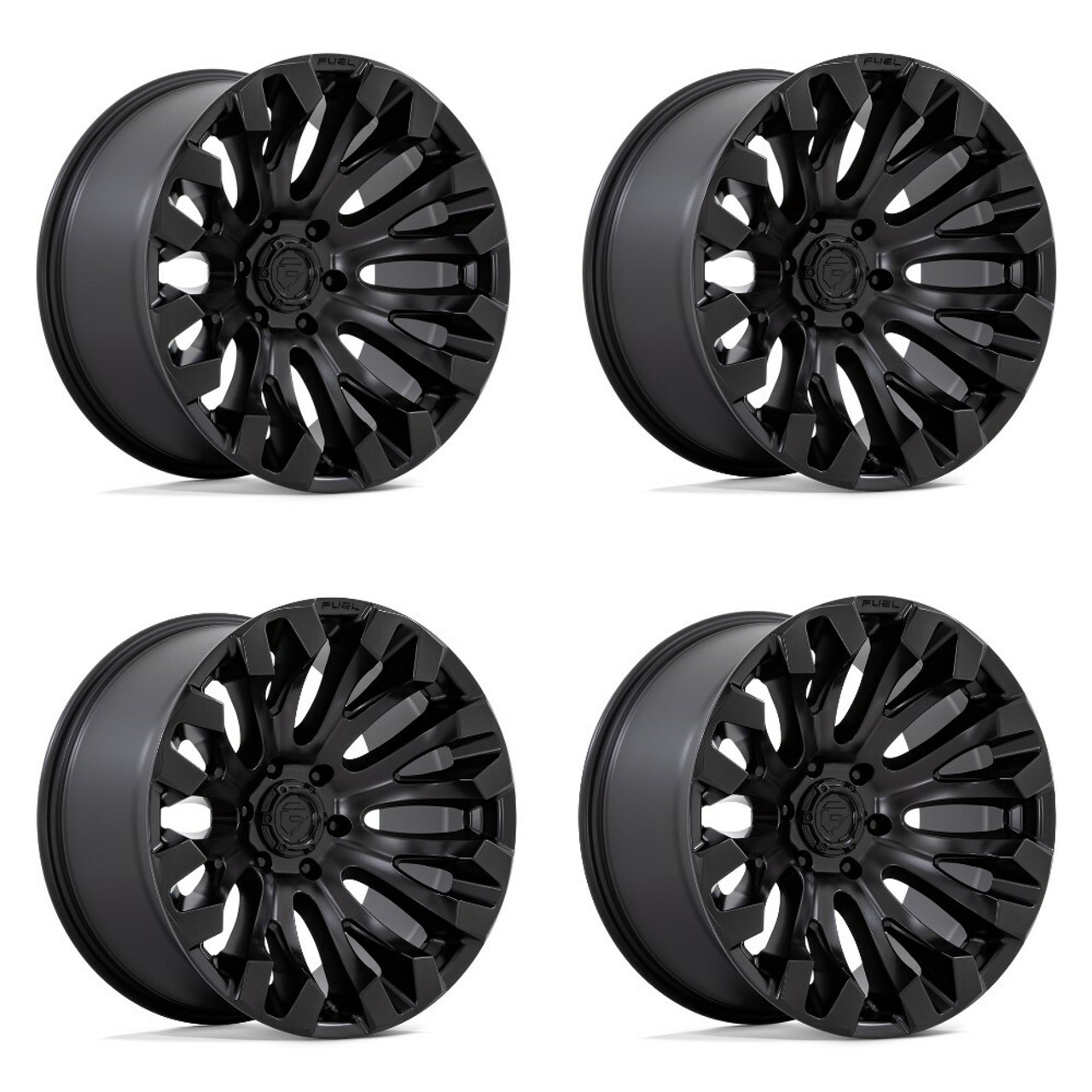 Set 4 Fuel D831 Quake 18x9 5x5.5 Blackout Wheels 18" 1mm Rims Set 4 Fuel D831 Quake 18x9 5x5.5 Blackout Wheels 18" 1mm Rims