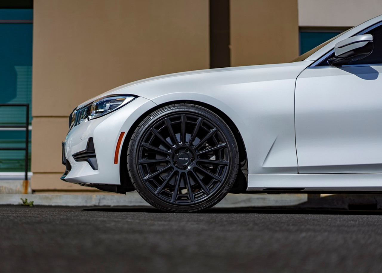 Niche 1PC M274 Amalfi 20x9 5x4.25 Matte Black Wheel 20" 38mm Rim