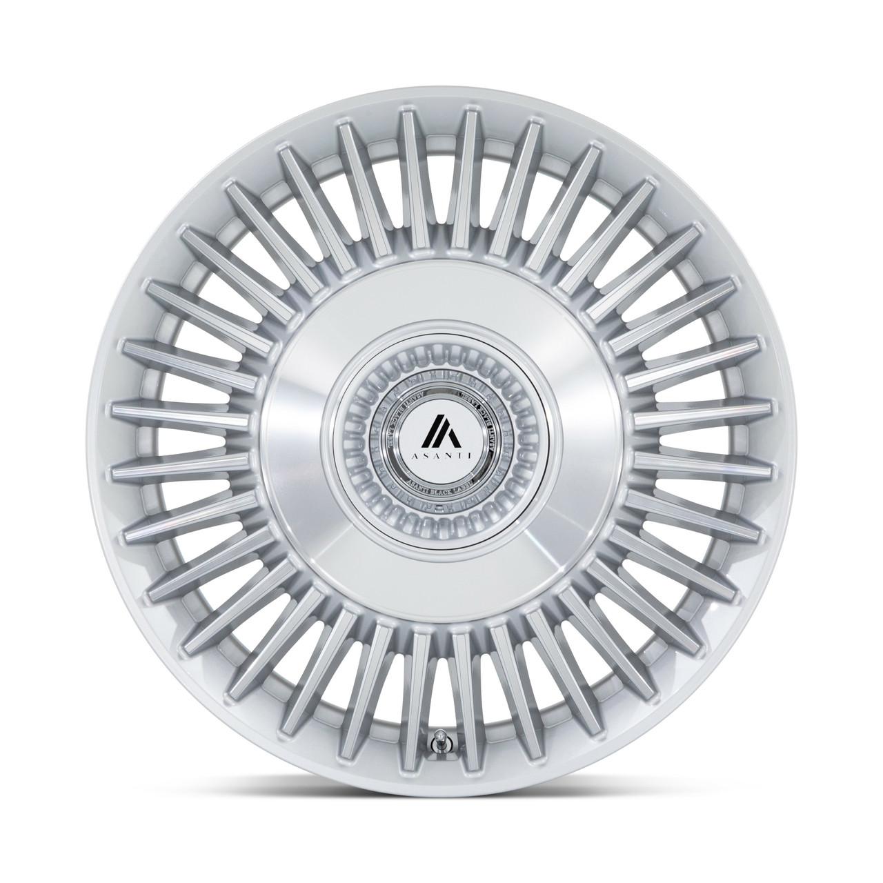 Asanti Black ABL-40 Tiara 22x9 5x112 5x120 Silver Bright Machined Wheel 22" 27mm