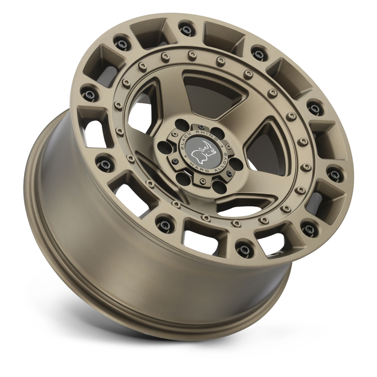 18" Black Rhino Cinco 18x9.5 Bronze W/ Black Bolts 6x5.5 Wheel -18mm Rim