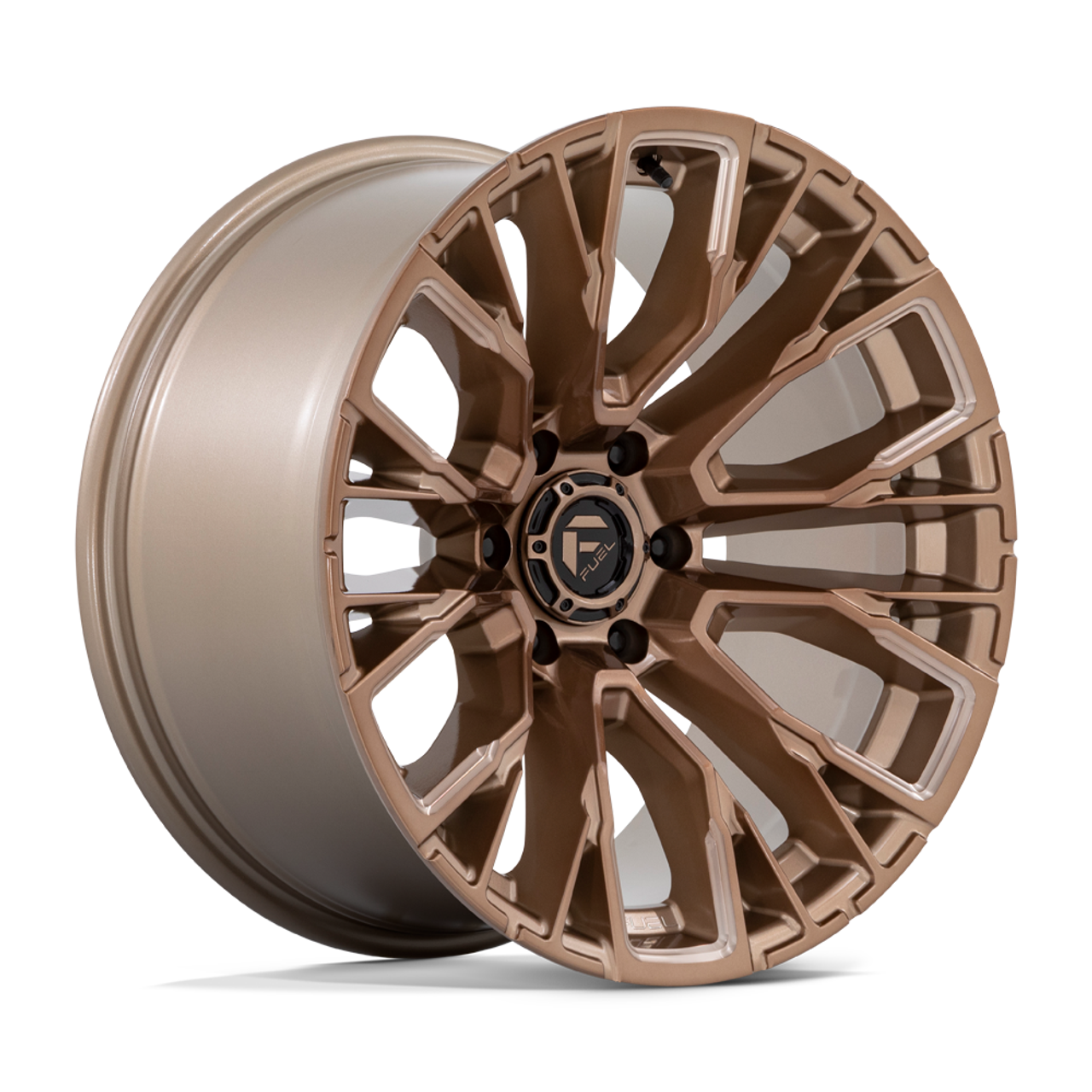 Fuel 1PC D850 Rebar 17x9 6x135 Platinum Bronze Milled Wheel 17" -12mm Rim