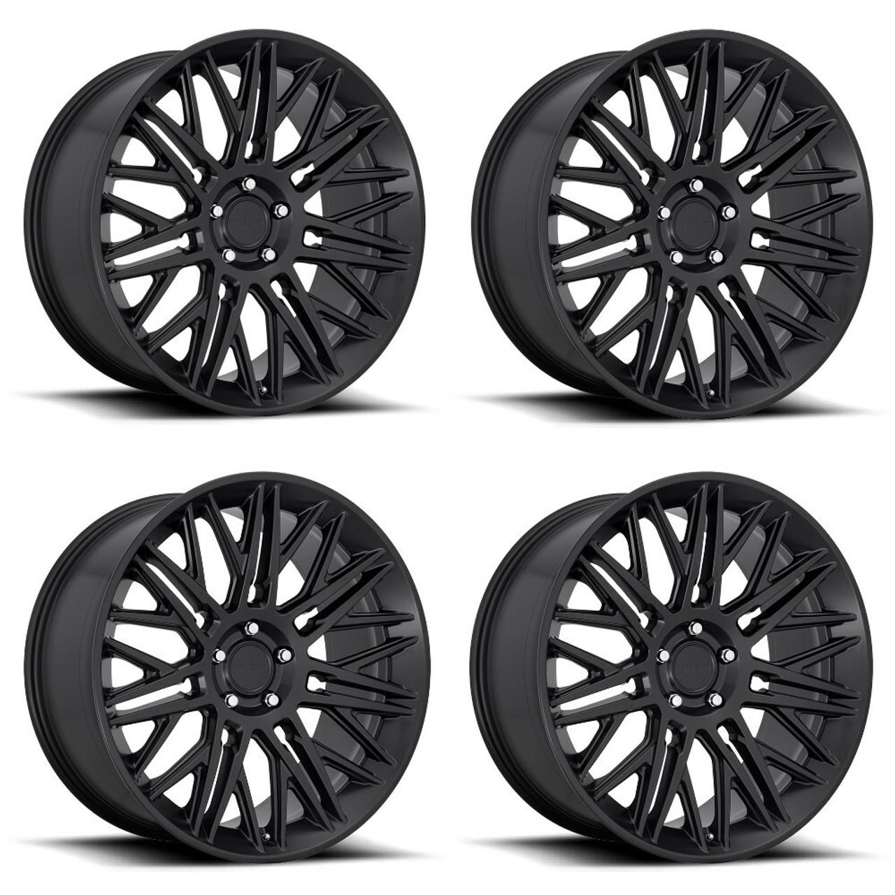Set 4 22" Rotiform R164 JDR 22x10 6x135 Matte Black Wheels 30mm Rims Set 4 22" Rotiform R164 JDR 22x10 6x135 Matte Black Wheels 30mm Rims