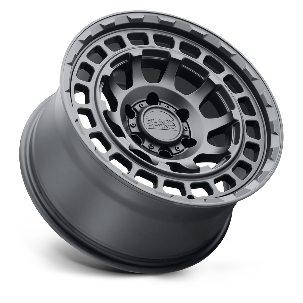 Set 4 18" Black Rhino Chamber 18x9.5 6x5.5 -18mm Matte Black Wheels Offroad Rims Lifted Truck SUV