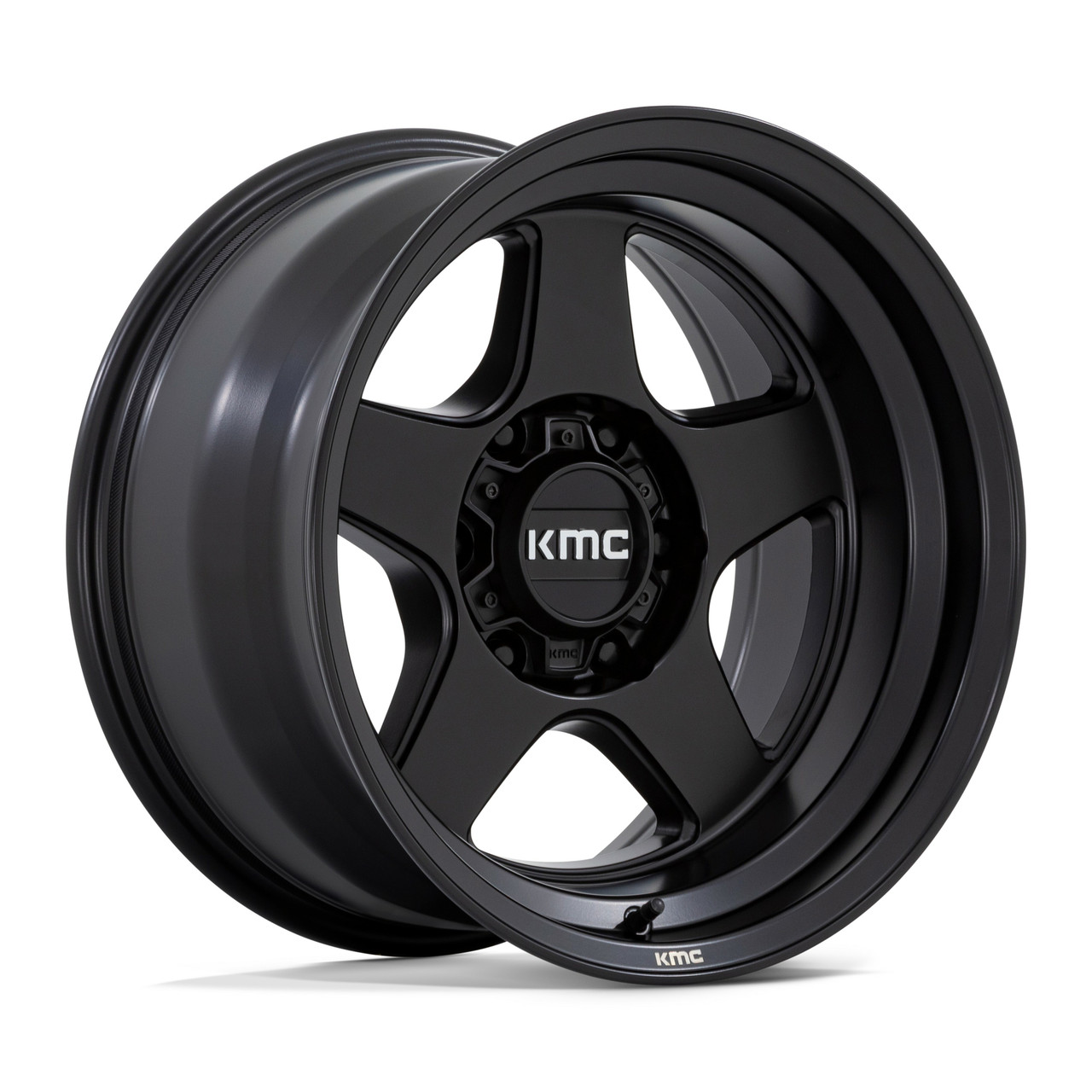 Set 4 KMC KM728 Lobo 17x8.5 6x120 Matte Black Wheels 17" 18mm Rims