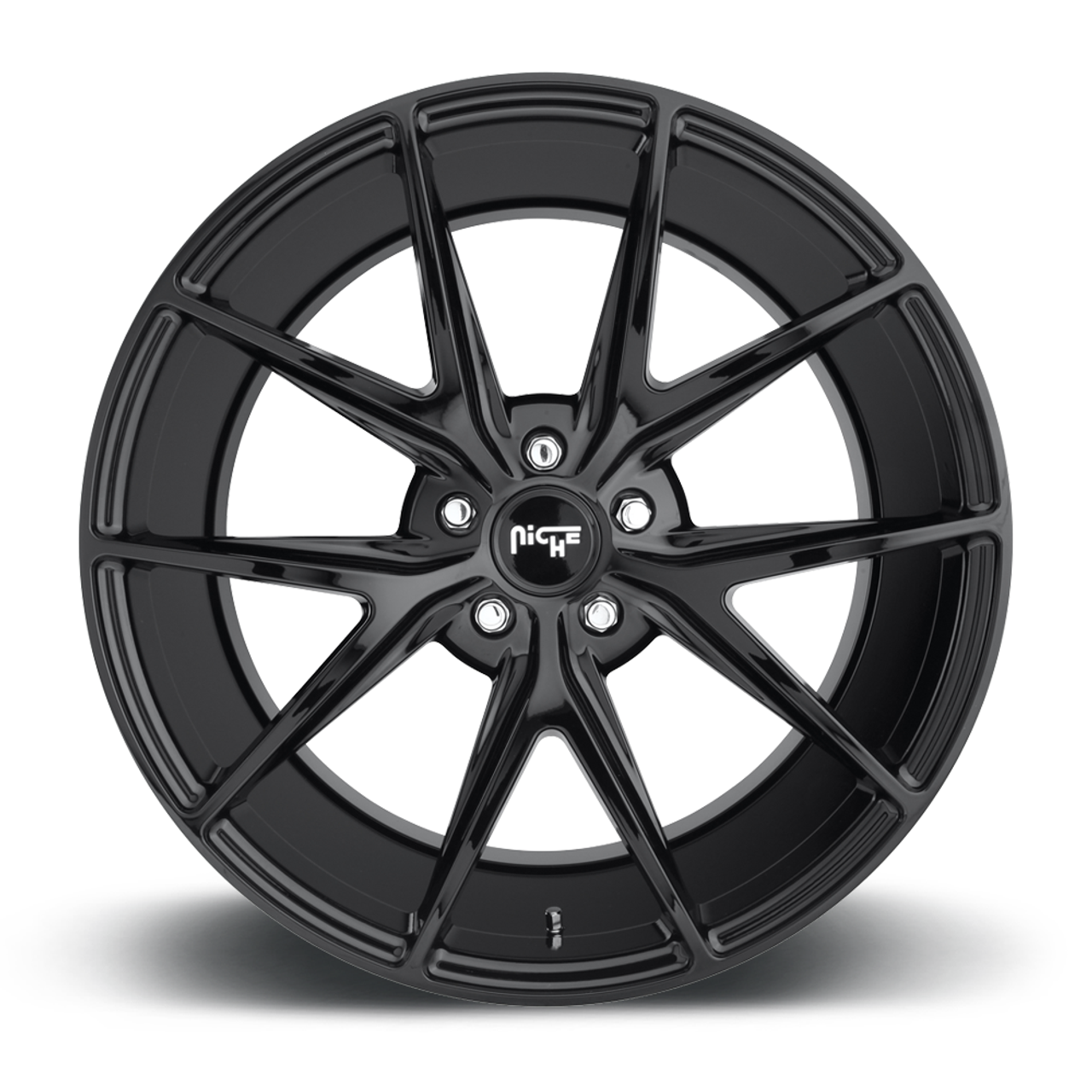 Set 4 Niche M117 Misano 17x8 5x4.5 Matte Black Wheels 17" 40mm Rims