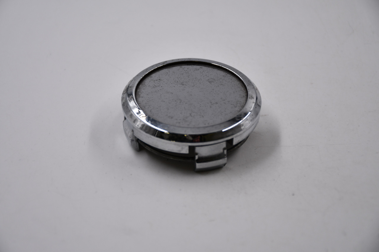 Blank Chrome Wheel Center Cap Hub Cap WCA-102(NL) 2.5" Snap In, No Logo / Inset