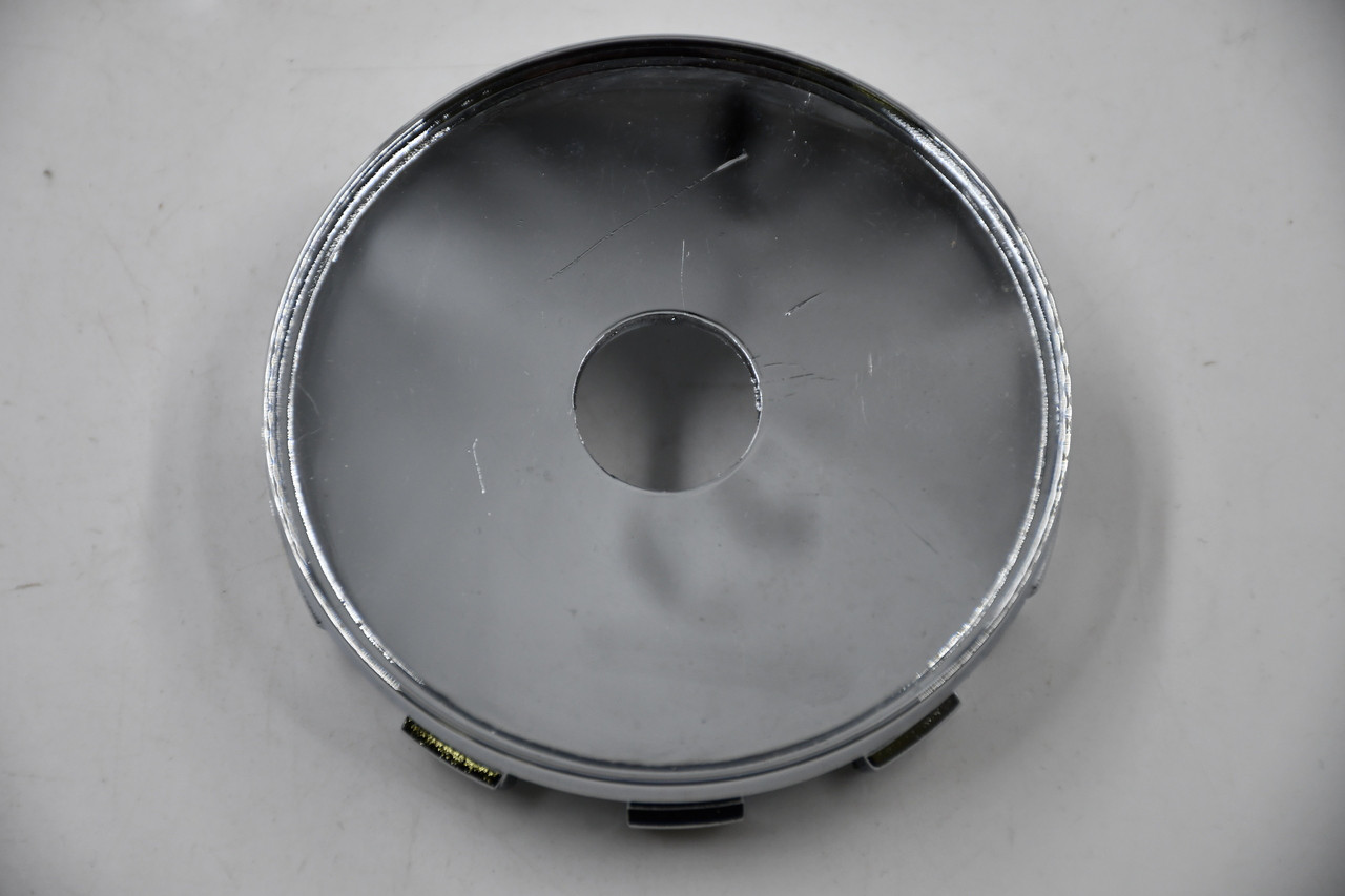 Blank Chrome Wheel Center Cap Hub Cap XC512BW-1(NL) 2.625" No Logo / Inset
