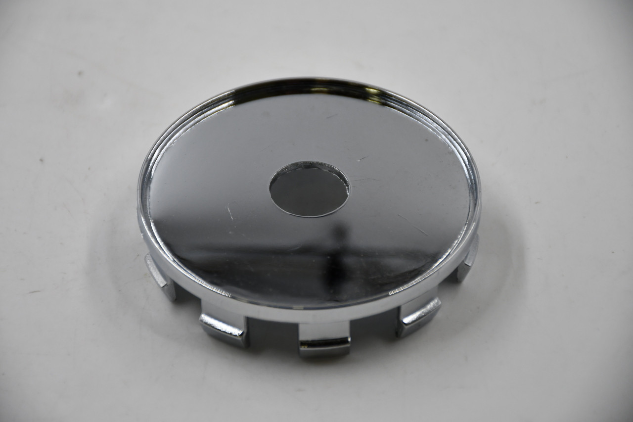 Blank Chrome Wheel Center Cap Hub Cap XC512BW-1(NL) 2.625" No Logo / Inset