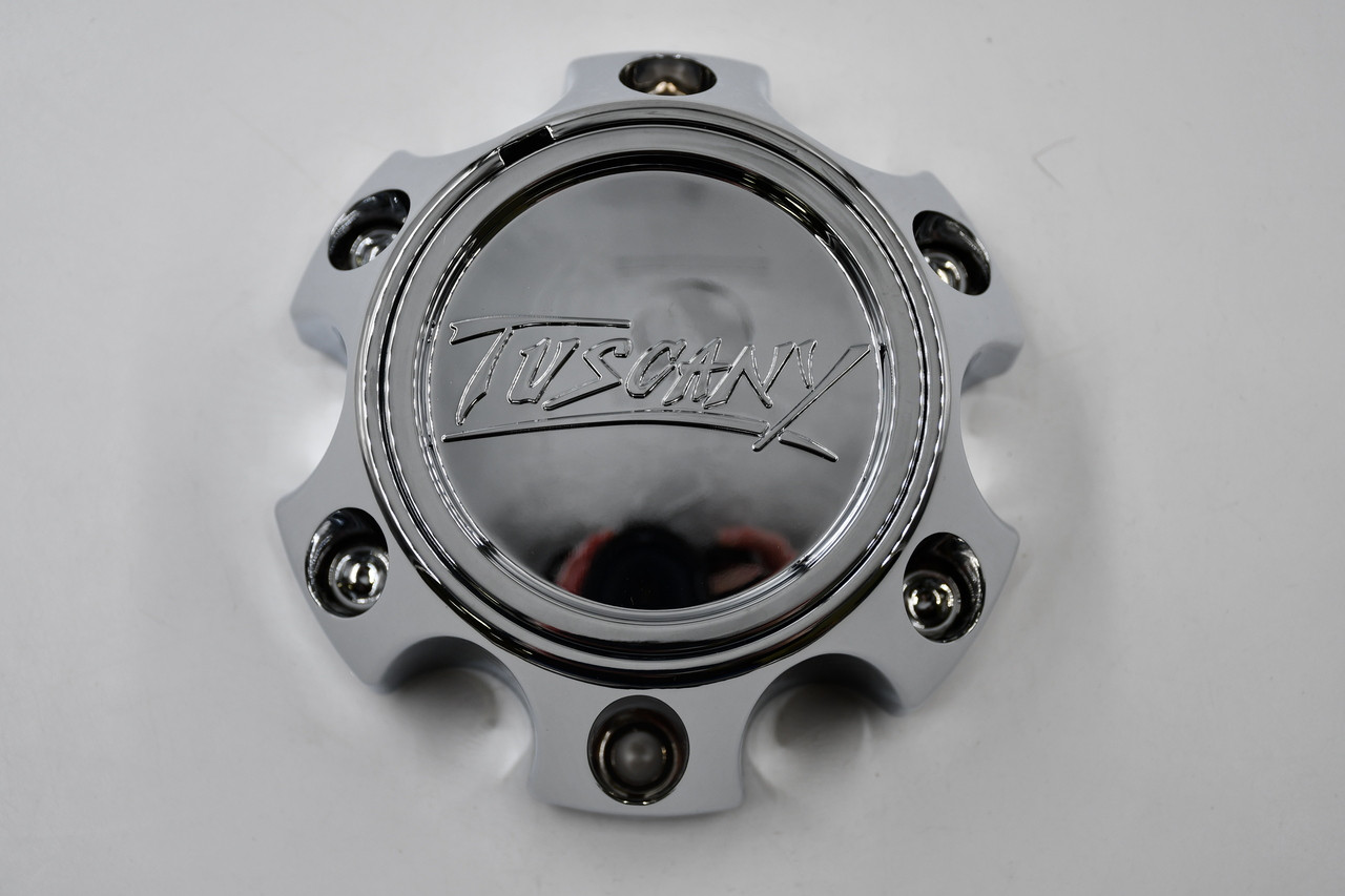 Tuscany/Vision Chrome Wheel Center Cap Hub Cap C392T-6C-CAP 5.325" 6 Lug, No Bolts
