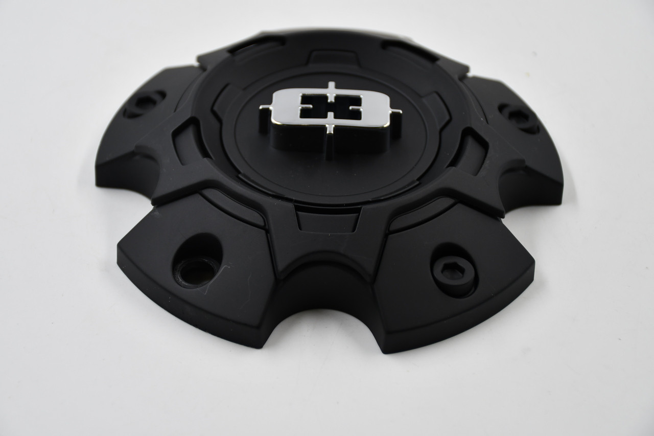 Vision 404 Brawl 349 Savage C404SB-5V Satin Black Wheel Center Cap 5x5.5/150/135