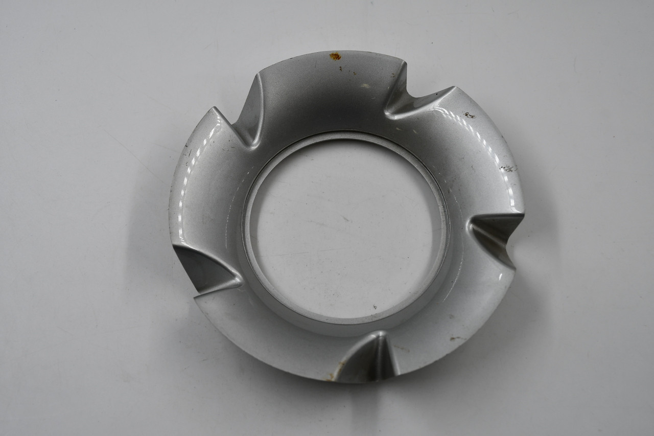 NOS Fittipaldi CPO Silver Wheel Center Cap Hub Cap 2370151 6.25" Open End, No Logo/Inset
