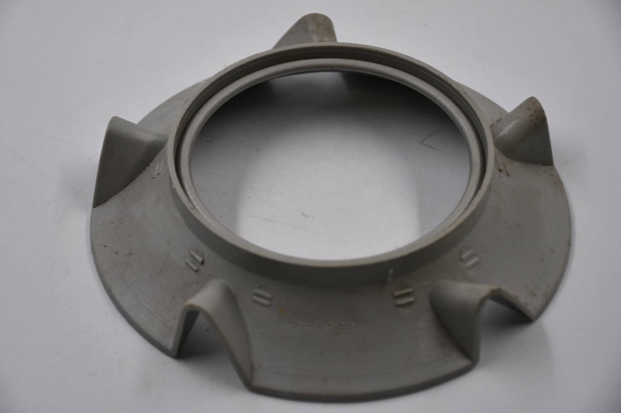 NOS Fittipaldi CPO Silver Wheel Center Cap Hub Cap 2370151 6.25" Open End, No Logo/Inset