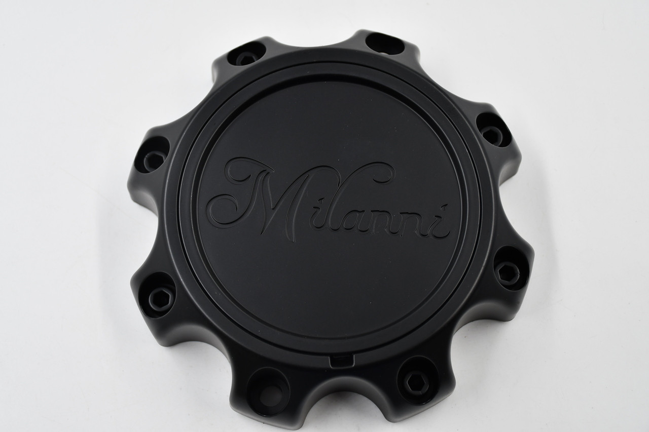 Milanni 446 Kool Whip 8 lug Matte Black Wheel Center Cap Hub Cap C446-8S-CAP