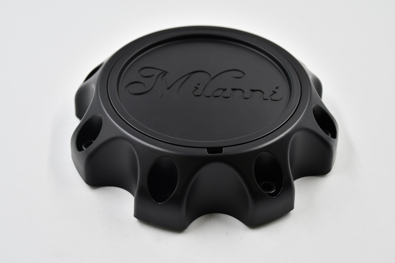 Milanni 446 Kool Whip 8 lug Matte Black Wheel Center Cap Hub Cap C446-8S-CAP