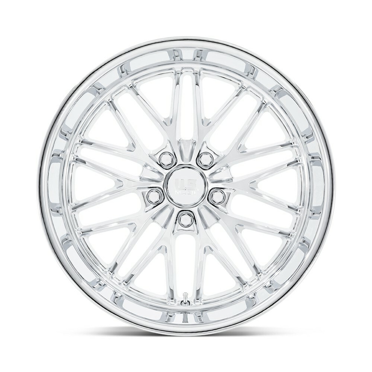 22" US Mag 1PC U140 Santa Cruz 22x9 5x5.0 Chrome Wheel 15mm Rim