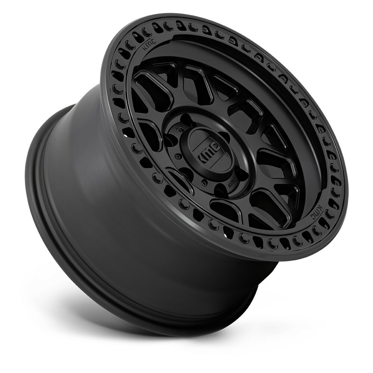 Set 4 KMC KM549 Grs 17x9 6x5.5 Satin Black Wheels 17" -12mm Rims