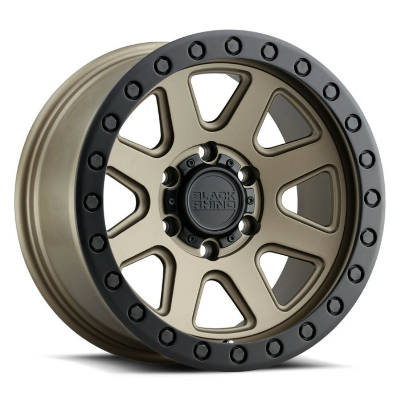 Black Rhino Baker 18x9 6x4.5 Matte Bronze W/ Black Ring Wheel 18" 12mm Rim