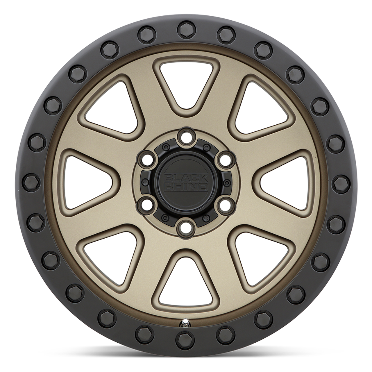 Black Rhino Baker 18x9 6x4.5 Matte Bronze W/ Black Ring Wheel 18" 12mm Rim