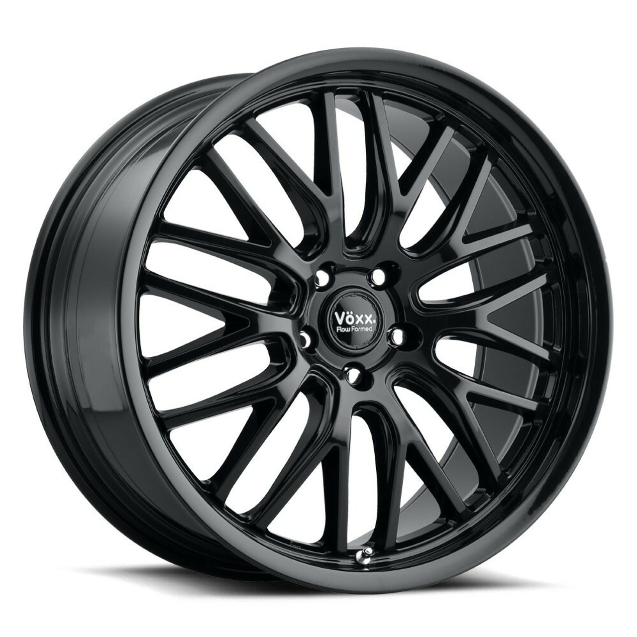 20" Voxx Masi Gloss Black Wheel 20x9 5x112 35mm Rim