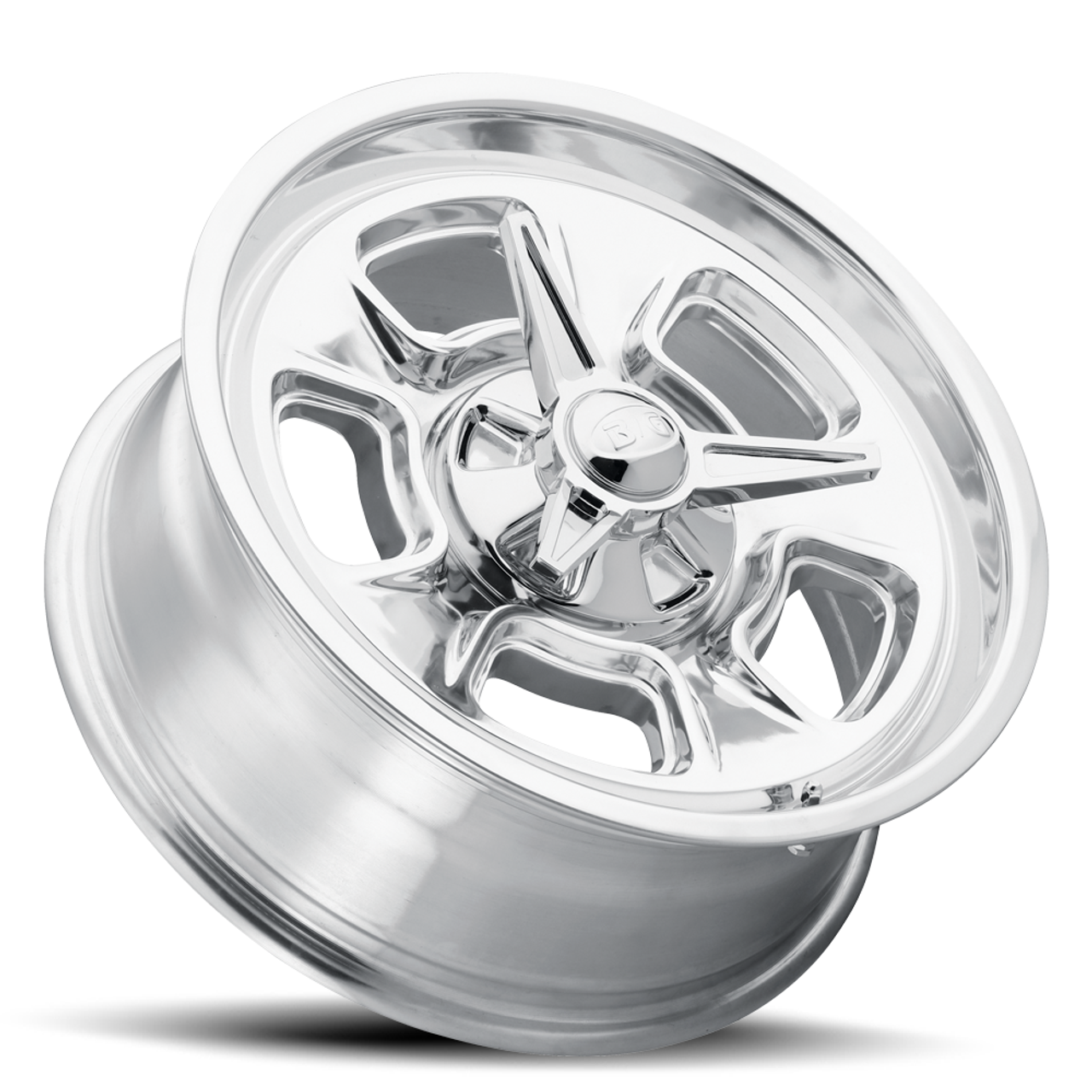 15" Voxx B/G rod works High Boy Polished Wheel 15x7 4x4.5 0mm Rim