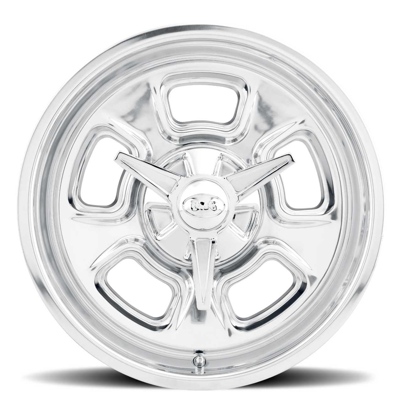 15" Voxx B/G rod works High Boy Polished Wheel 15x7 4x4.5 0mm Rim