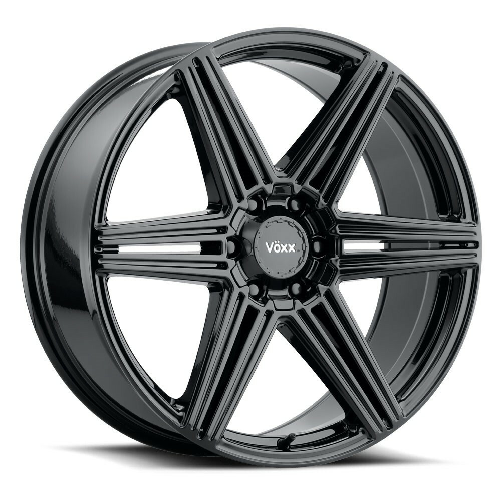 Set 4 20" Voxx Sotto Gloss Black Wheels 20x8.5 6x132 6x5.5 39mm Rims