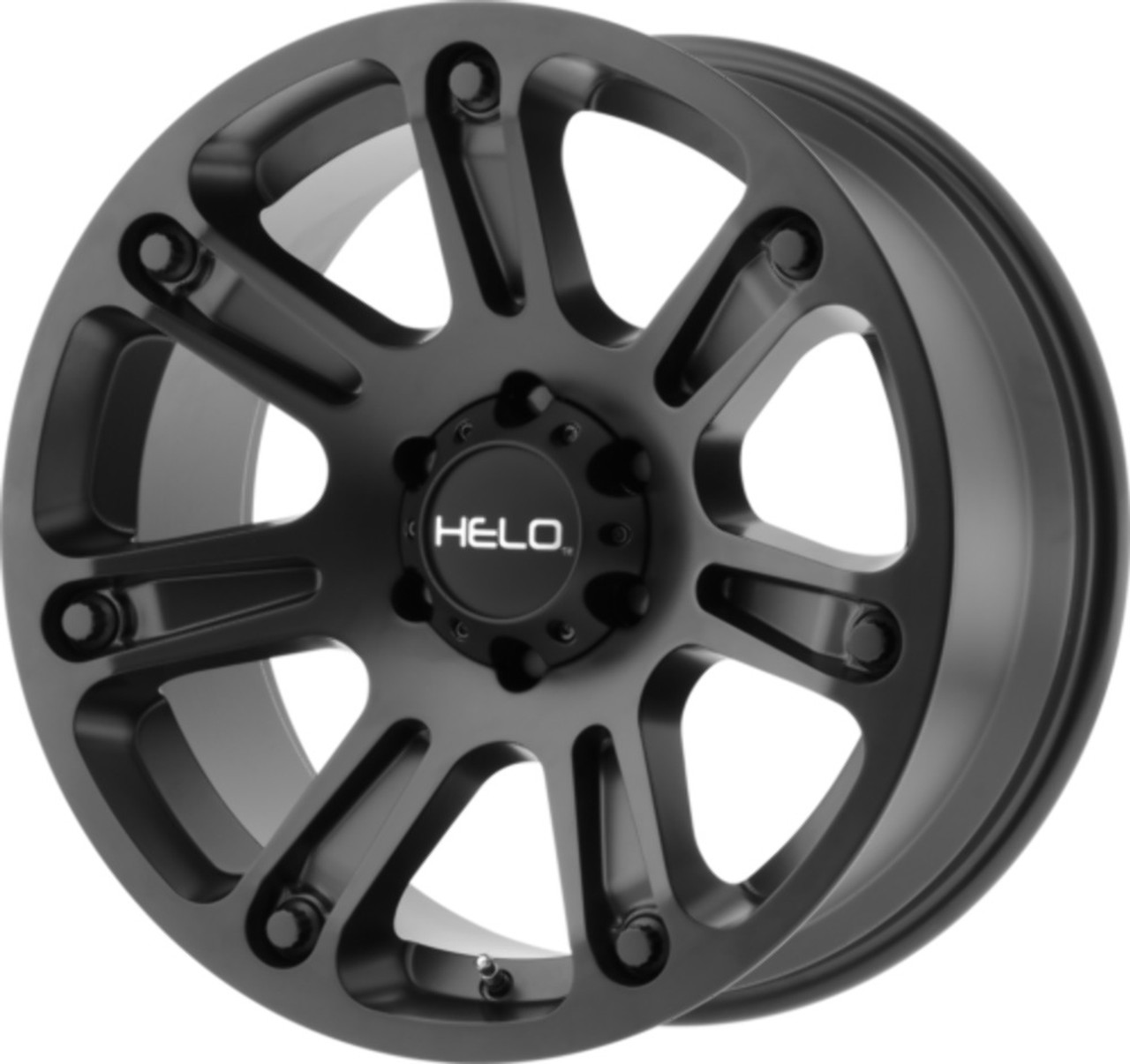 Helo HE904 17x9 5x5.5 Satin Black Wheel 17" 0mm Rim