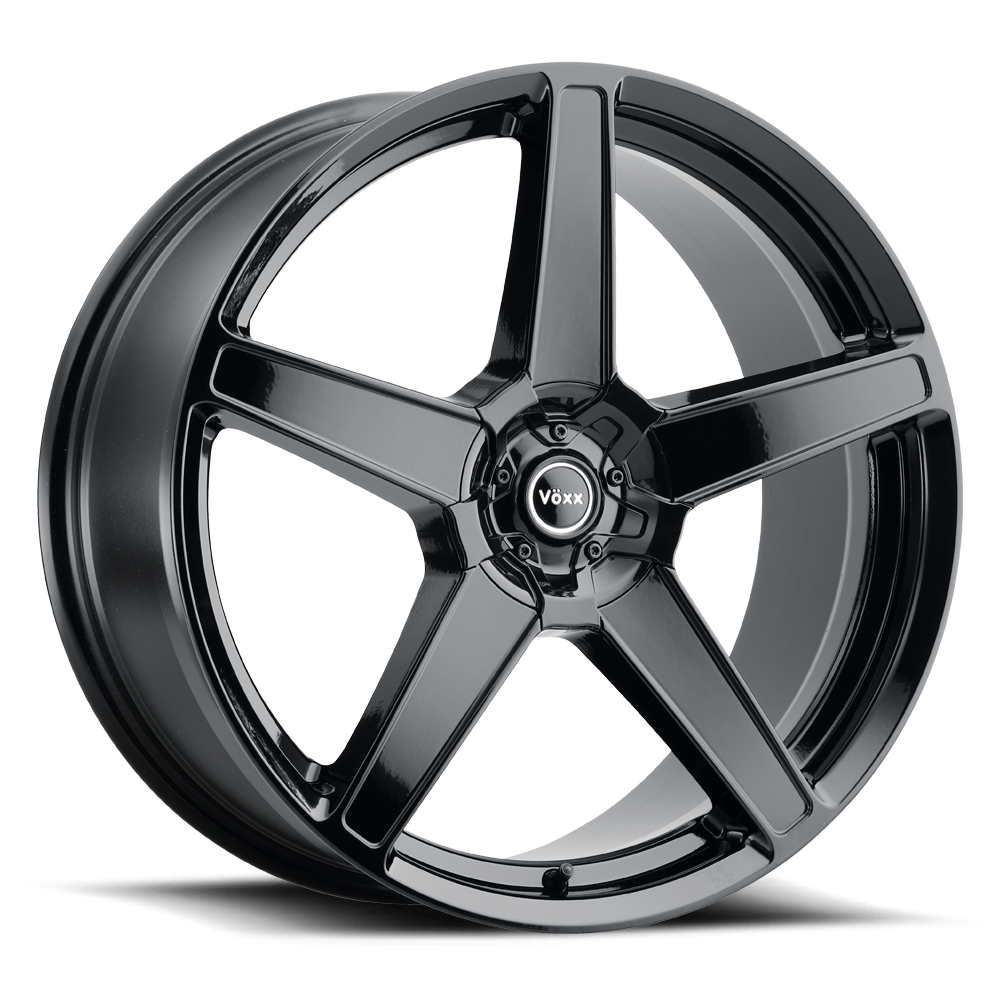 Set 4 18" Voxx MG5 Gloss Black Wheels 18x8 5x112 5x120 40mm Rims