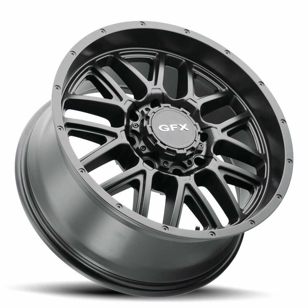 17" Voxx G-FX TM-5 Matte Black Wheel 17x8.5 5x5 5x135 18mm For Jeep Ford Rim