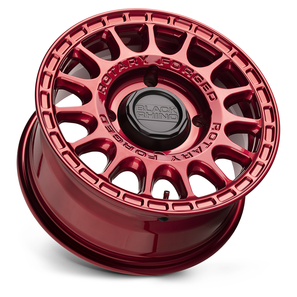 Set 4 Black Rhino Powersports Sandstorm Utv 15x7 4x156 Candy Red Wheels 15" 36mm