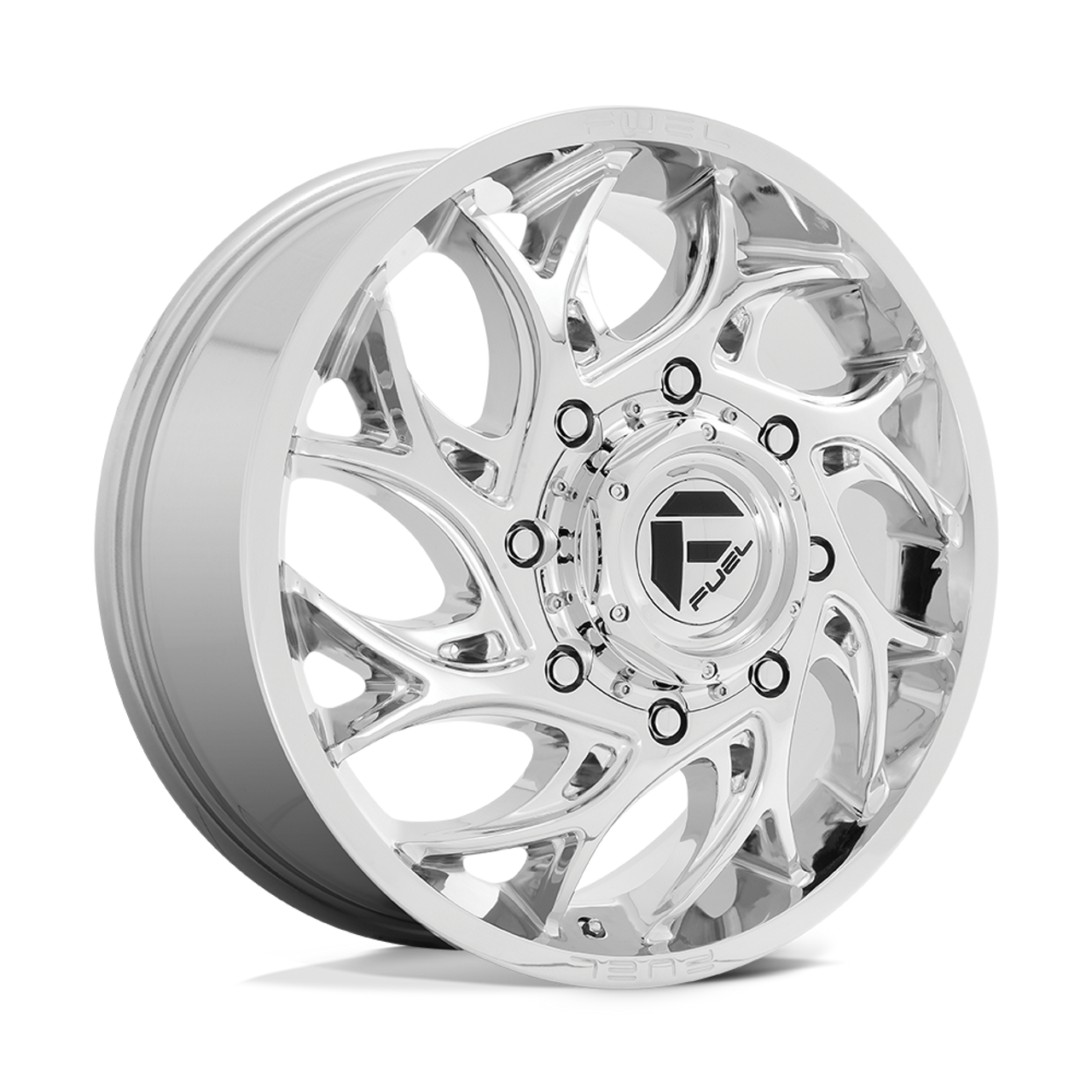 Fuel 1PC D740 Runner 22x8.25 8x200 Chrome Front Wheel 22" 105mm Rim