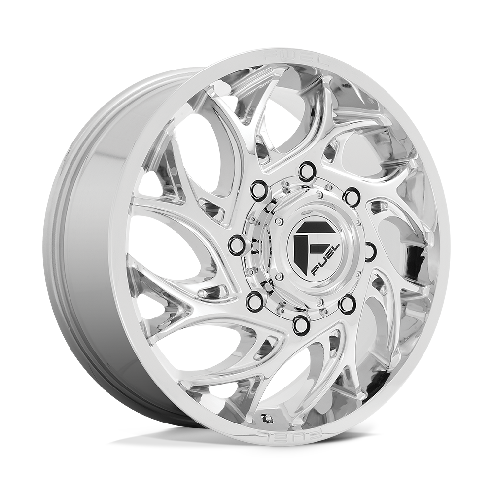 Fuel 1PC D740 Runner 22x8.25 8x6.5 Chrome Wheel 22" 105mm Rim