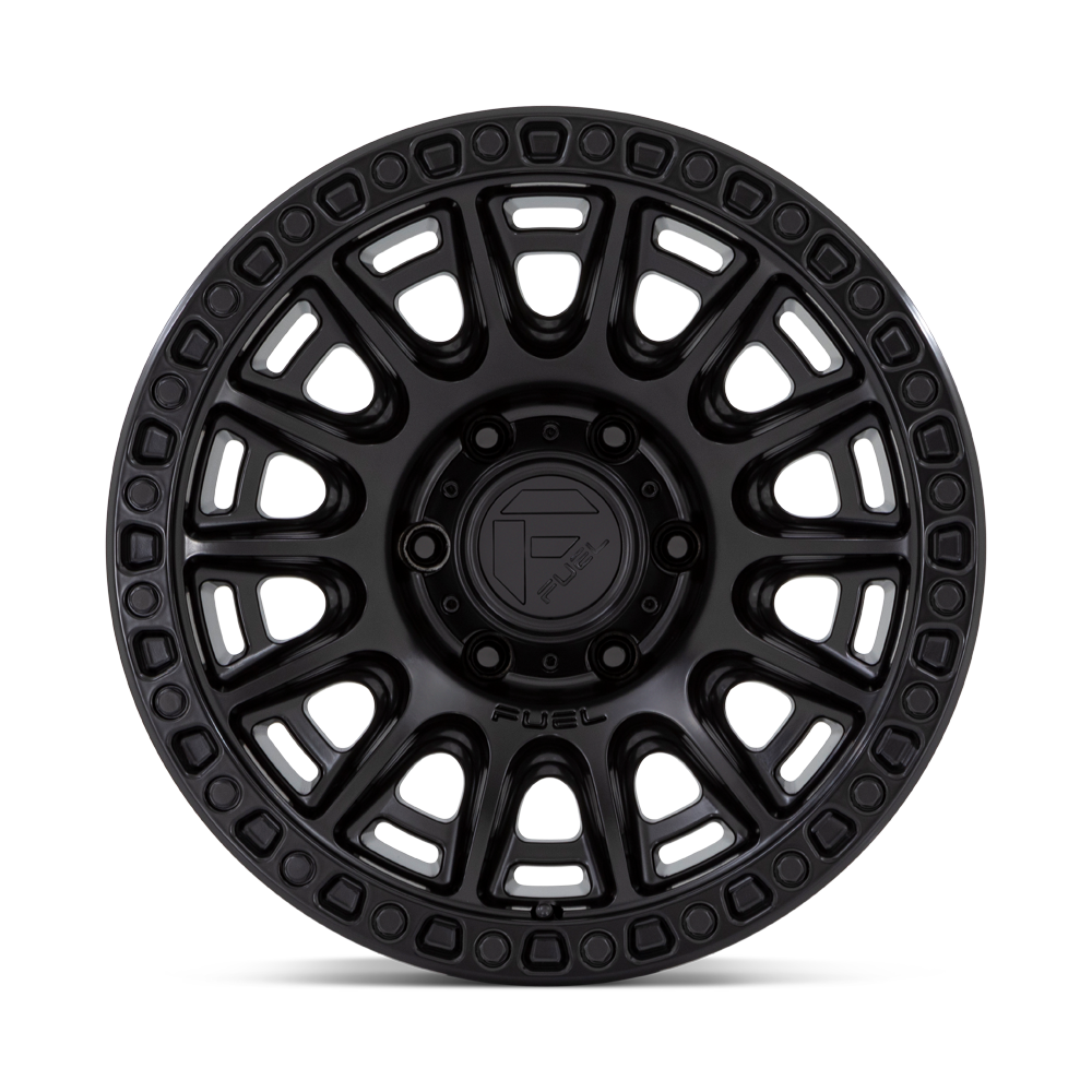 Set 4 17" Fuel D832 Cycle 17x9 5x5 -12mm Wheels Blackout Lifted For Jeep Rims