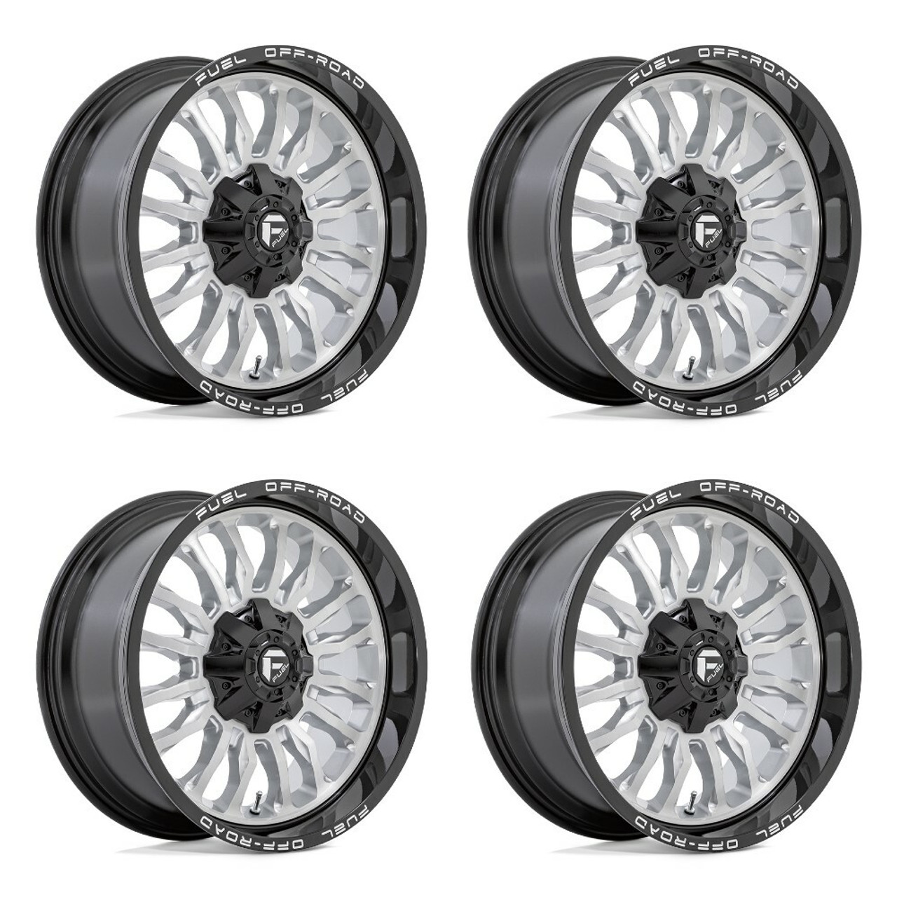 Set 4 20" Fuel D798 Arc 20x9 5x5 5x135 Silver Brushed Milled Black Wheels 1mm Set 4 20" Fuel D798 Arc 20x9 5x5 5x135 Silver Brushed Milled Black Wheels 1mm