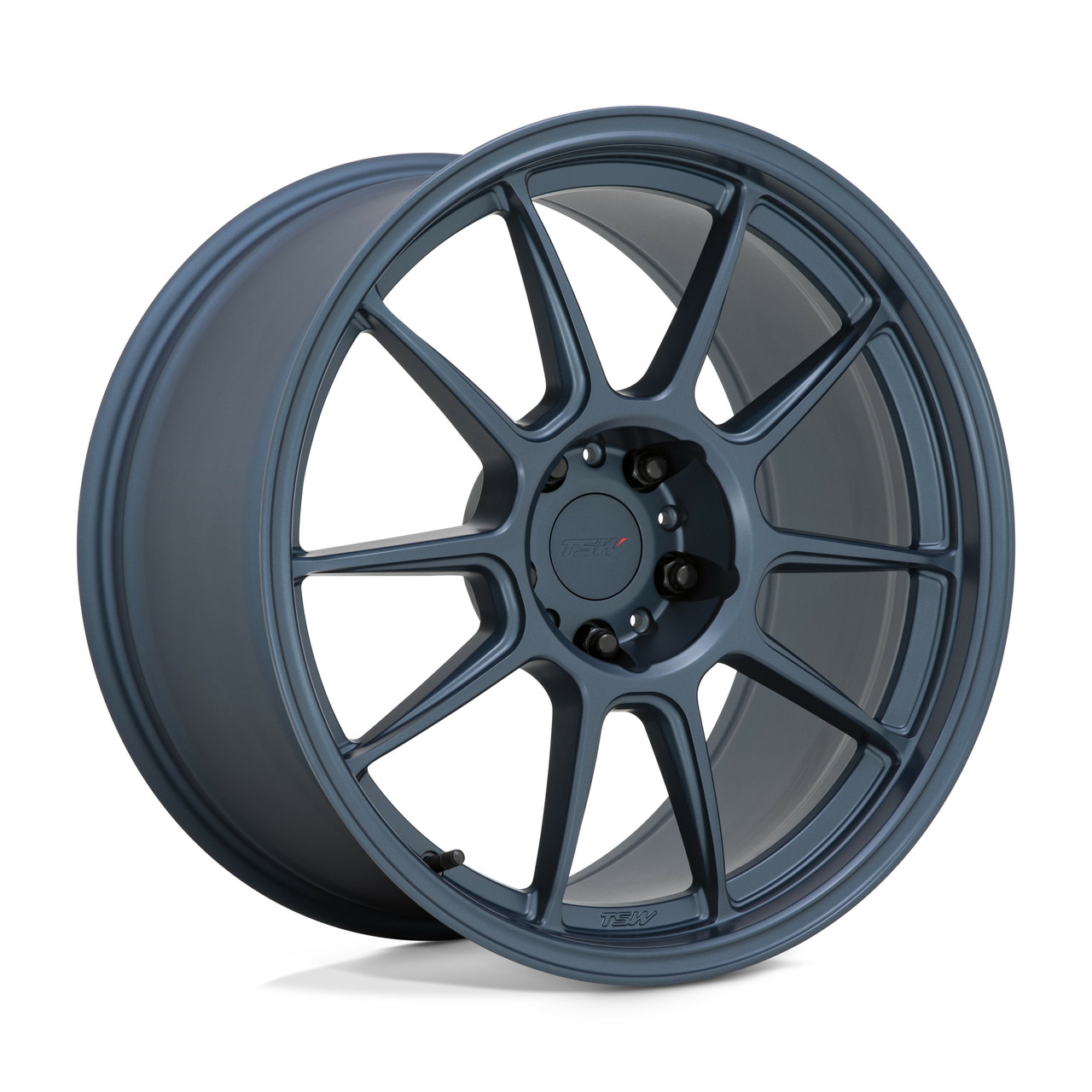 Set 4 TSW Imatra 18x8 5x4.5 Satin Dark Blue Wheels 18" 35mm Rims