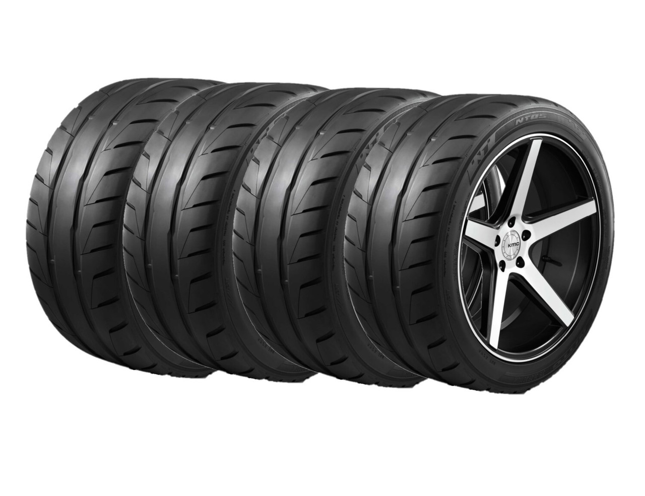 255/40ZR17 Set 4 Nitto NT05 Max Performance Tires 98W 25.1 2554017 Max Performance Car Tires
