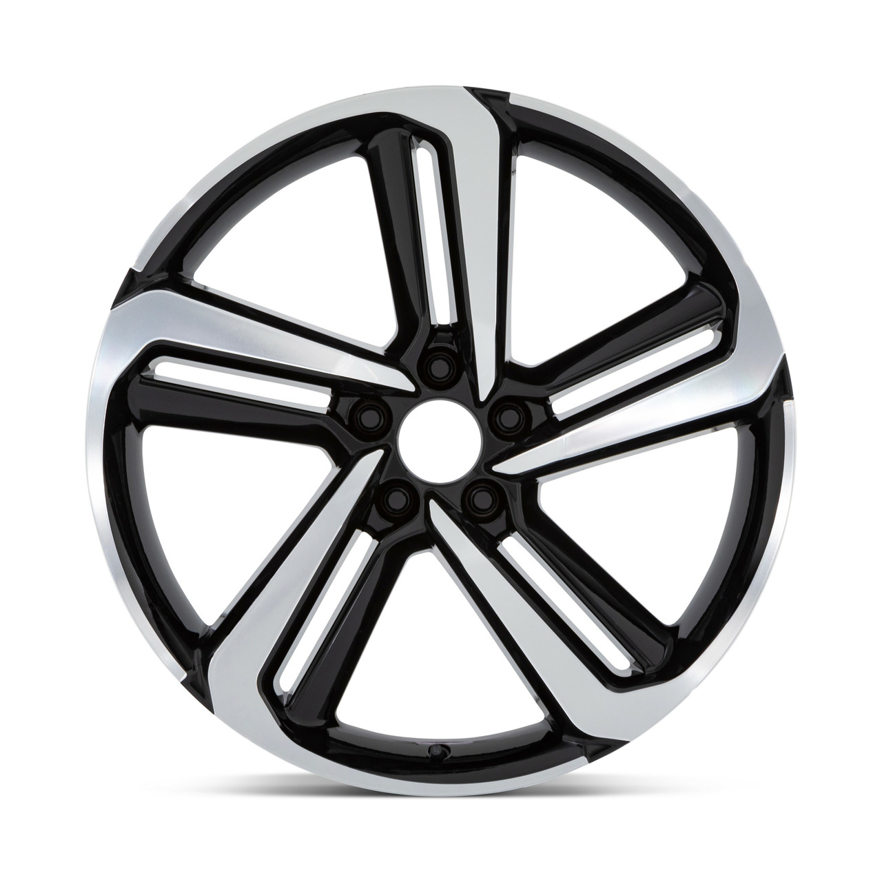 Performance Replicas PR216 18x8 5x4.5 Gloss Black Machined Wheel 18" 45mm Rim