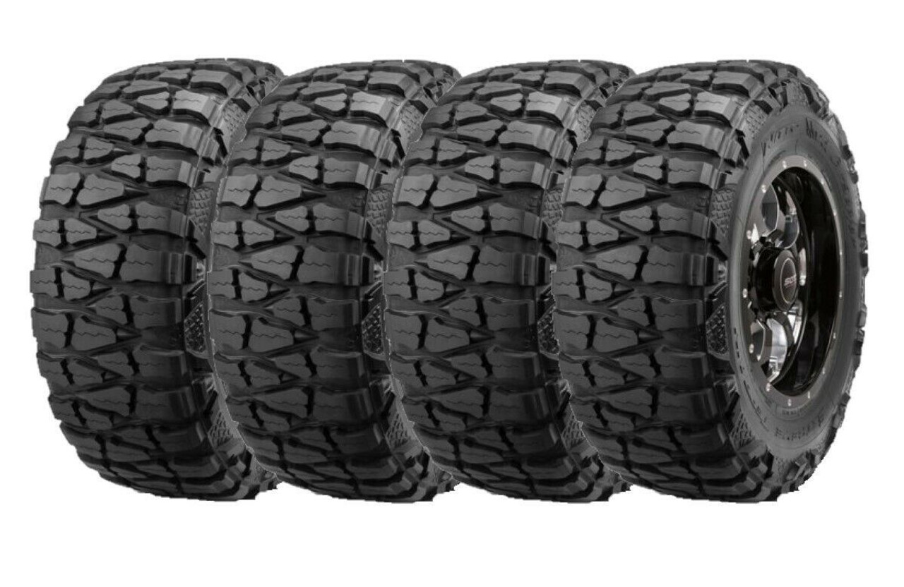 35X12.50R20LT E Set 4 Nitto Mud Grappler Mud Terrain Tires 121Q 35 35125020  - A2i Wheel and Tire