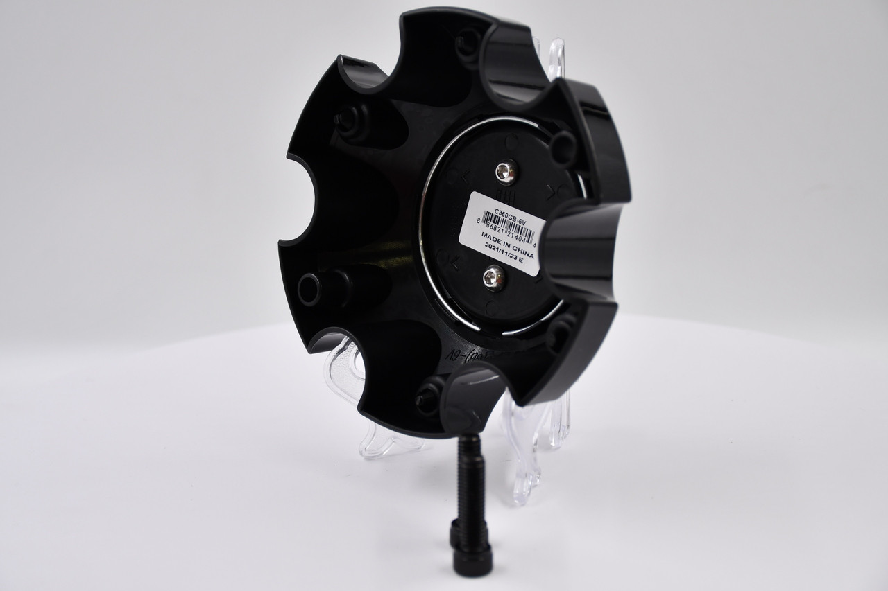 Vision 360 361 362 363 Gloss Black Center Cap C360GB-6V Fits 6x135 and 6x5.5