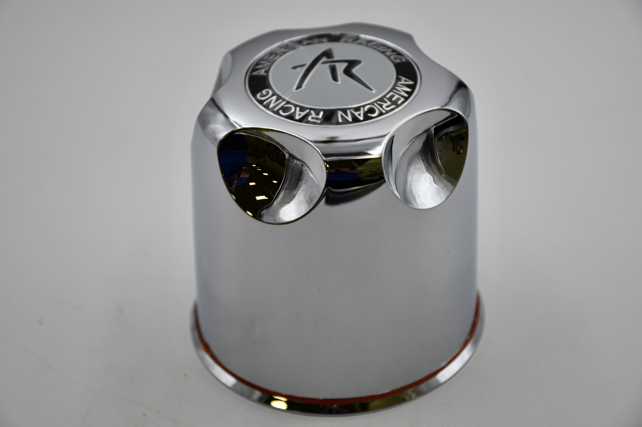 American Racing 1425000S Chrome Replacement Wheel Center Cap with AR Logo