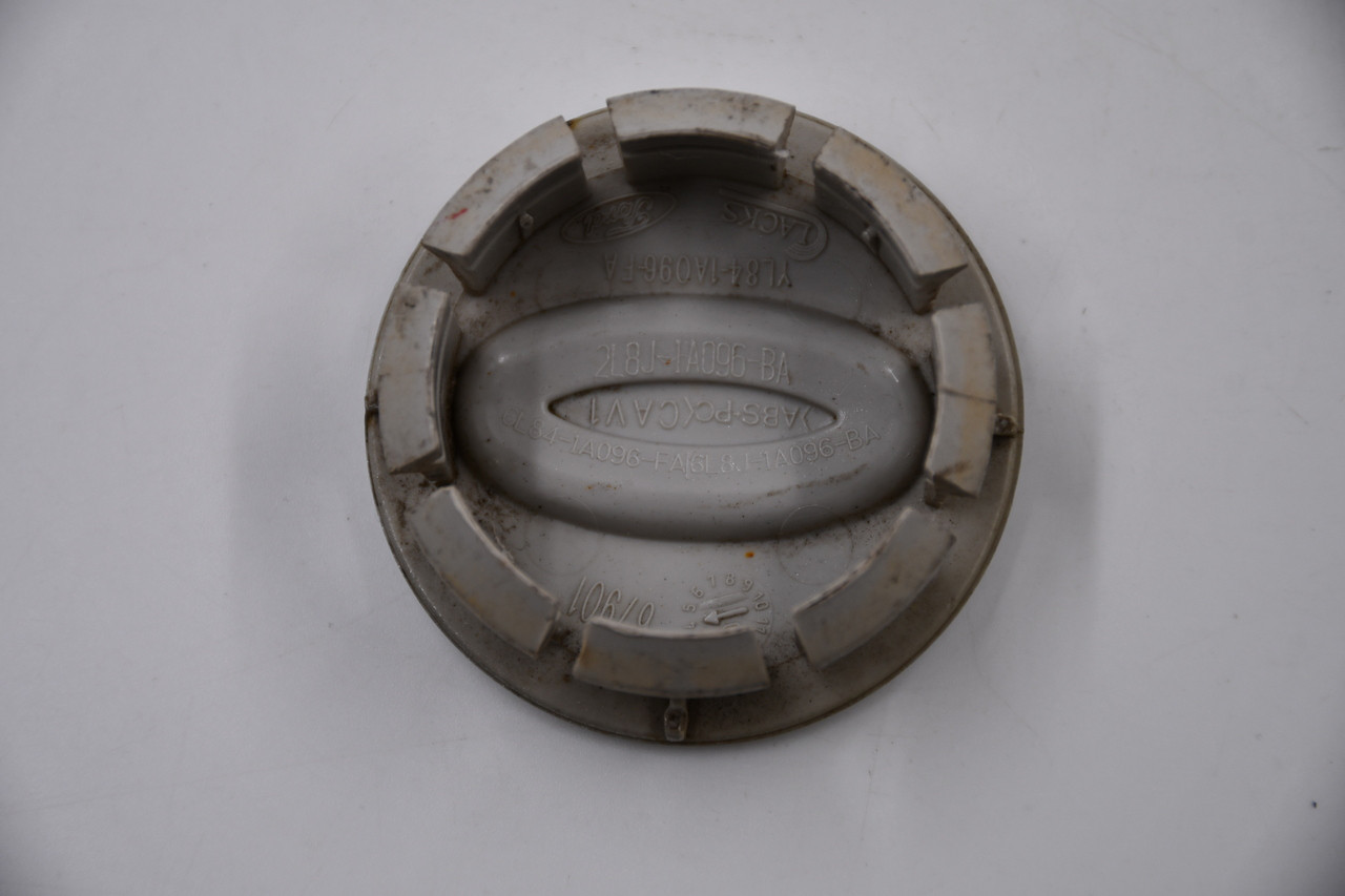 Ford Silver w/ Blue & Chrome Logo Wheel Center Cap Hub Cap 6L84-1A096-FA 2.1875" OEM Escape Snap In