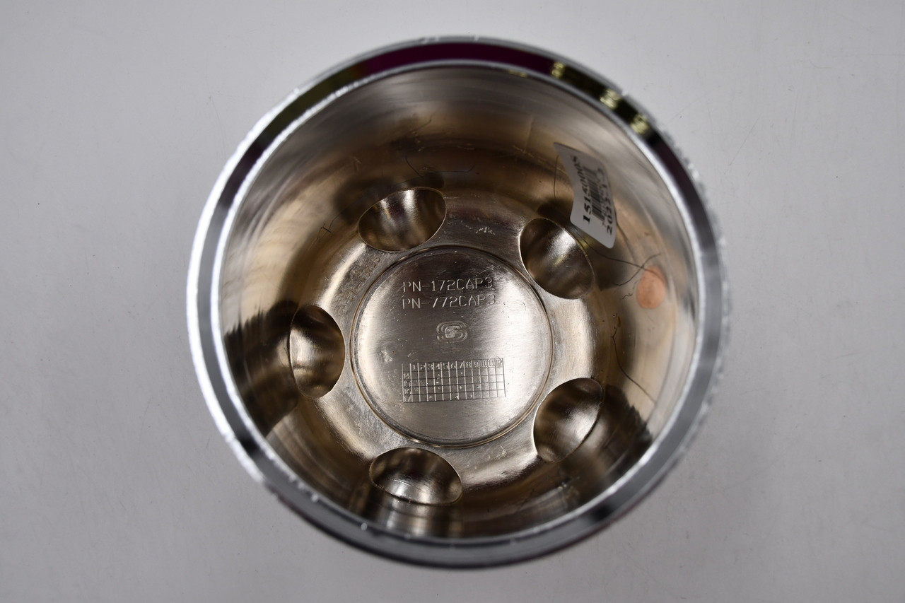 Push-thru center cap
