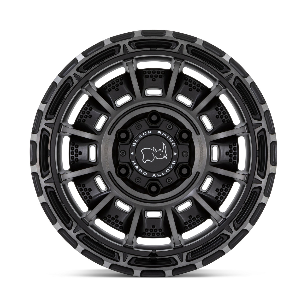 Black Rhino Legion 17x9 6x5.5 Matte Black Gray Tint Wheel 17" 0mm For Nissan Rim