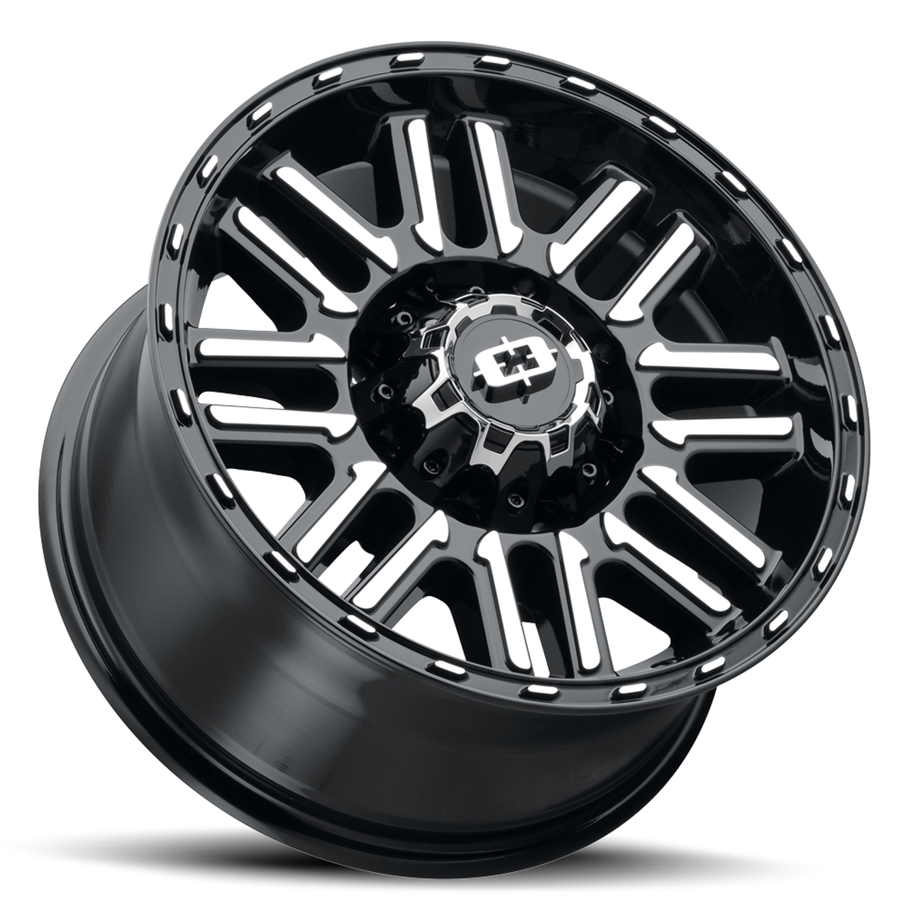 17" Vision Off Road 348 Nexus Gloss Black Machined Face 8x6.5 Wheel 0mm Rim 17" Vision Off Road 348 Nexus Gloss Black Machined Face 8x6.5 Wheel 0mm Rim