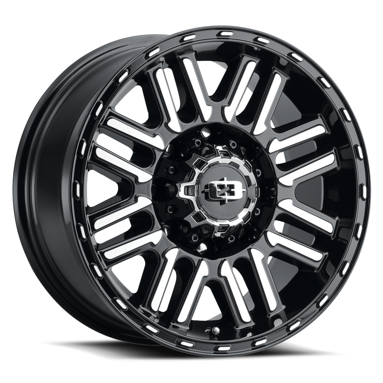 17" Vision Off Road 348 Nexus Gloss Black Machined Face 8x6.5 Wheel 0mm Rim 17" Vision Off Road 348 Nexus Gloss Black Machined Face 8x6.5 Wheel 0mm Rim