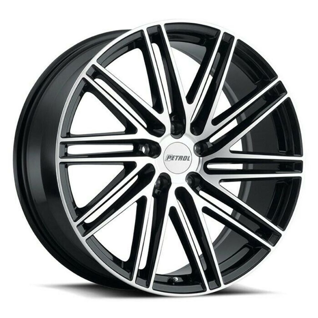 Petrol P1C 19x8 5x4.25 Gloss Black W/ Machined Face Wheel 19" 40mm Rim
