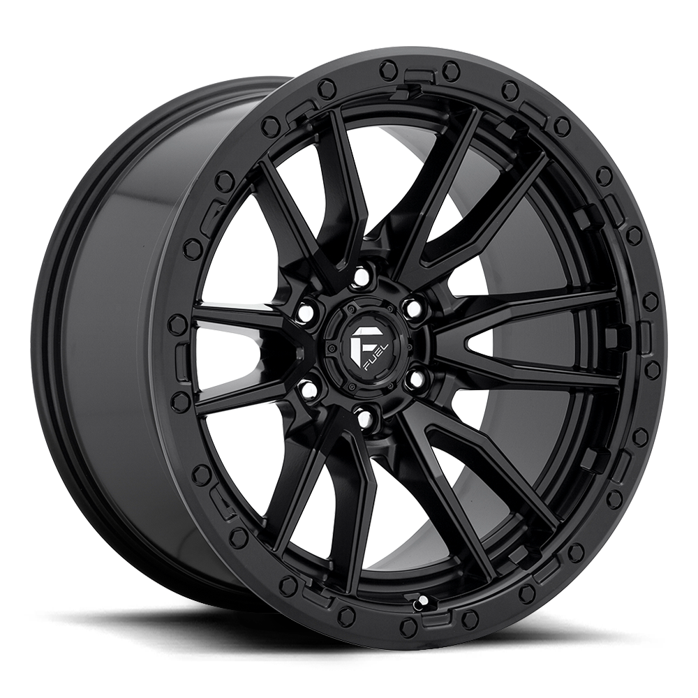 Set 4 Fuel D679 Rebel 20x9 6x5.5 Matte Black Wheels 20" 1mm Rims