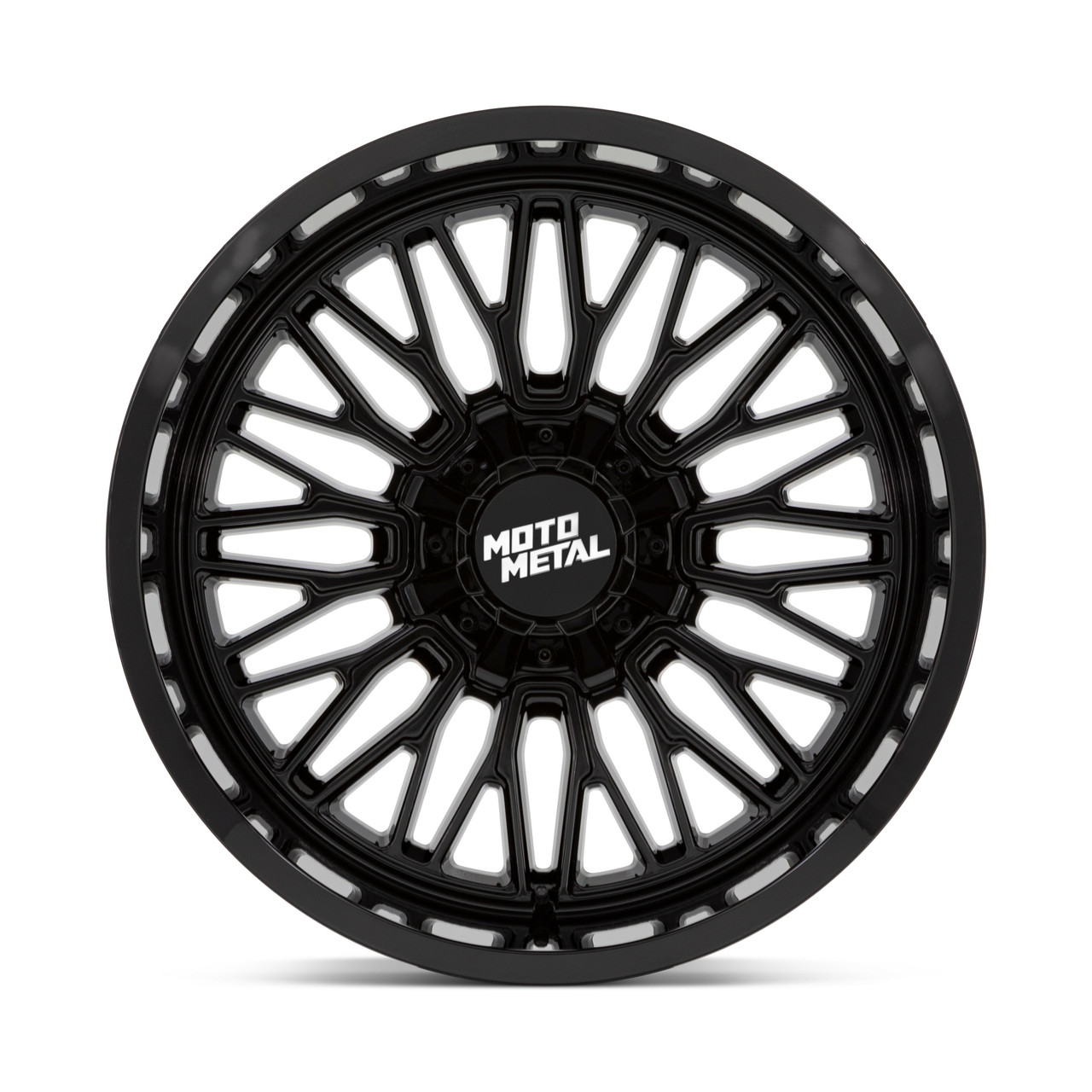Set 4 Moto Metal MO809 Stinger 22x12 6x135 6x5.5 Gloss Black Wheels 22" -44mm